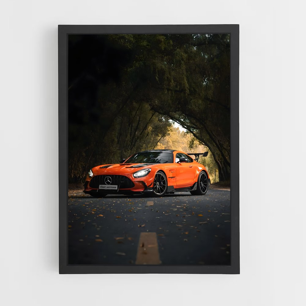 Poster GT AMG raffiné – affiche Mercedes (vue 2)